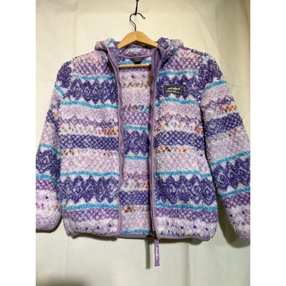 Eddie Bauer Girls Fleece Zip-up Sweatshirt Size Small (7/8). - Picture 5 of 7